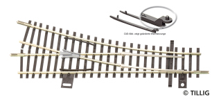 Tillig 83328 - TT - Weiche EW1 15°, rechts